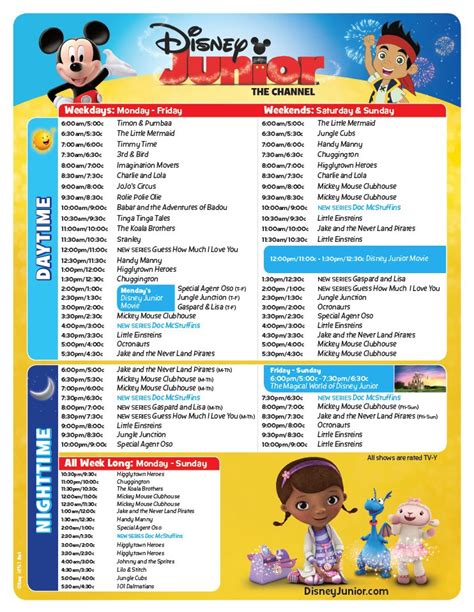 disney junior shows 2012|disney junior program schedule 2012.